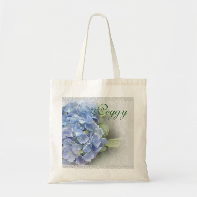 Hydrangea-blommor på personlig Bag Tygkasse (Framsidan)