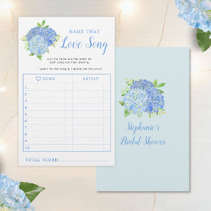 Hydrangea Blue Blommigt Möhippa Kärlek Sång