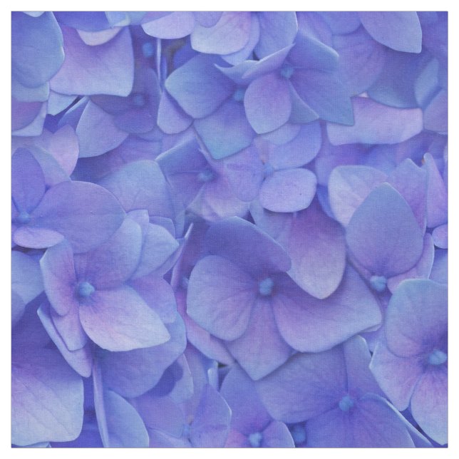 Hydrangea Blue Tyg (Provkarta)