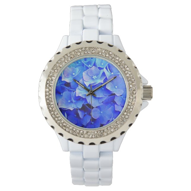 Hydrangea Blues Armbandsur (Framsida)