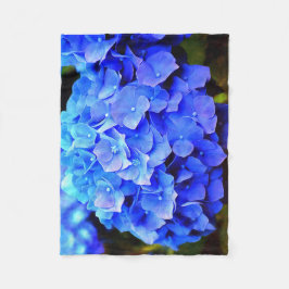 Hydrangea Blues Fleecefilt
