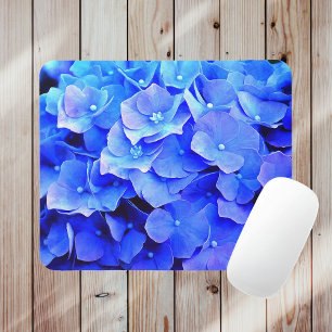Hydrangea Blues Mousepad Musmatta