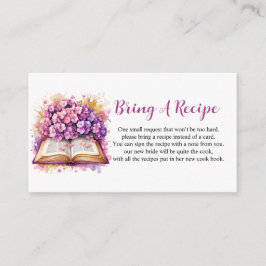 Hydrangea Bok Tema Kuvertkort Tilläggskort