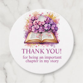 Hydrangea Boktema Gåvor Etiketter