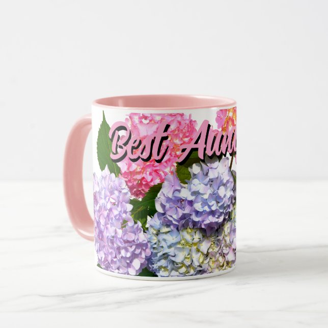 Hydrangea Bouquet best Moster någonsin Mugg (Framsida vänster)