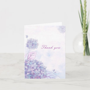 Hydrangea Bouquet Bröllop tackkort