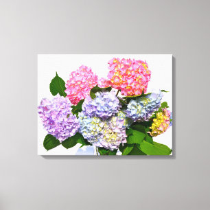 Hydrangea Bouquet Canvastryck