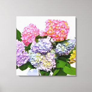 Hydrangea Bouquet Canvastryck