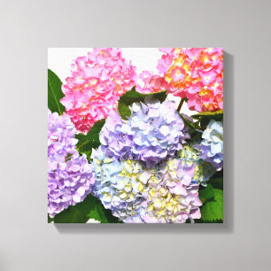 Hydrangea Bouquet Canvastryck