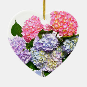 Hydrangea Bouquet Julgransprydnad Keramik