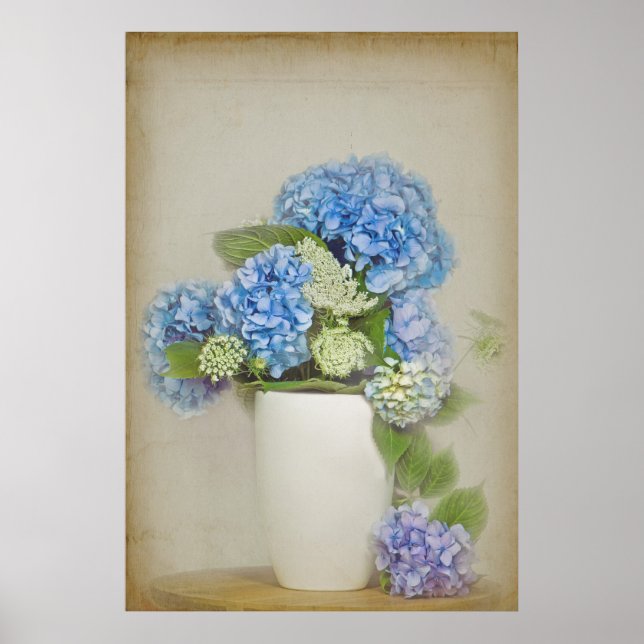 Hydrangea Bouquet Poster (Framsidan)