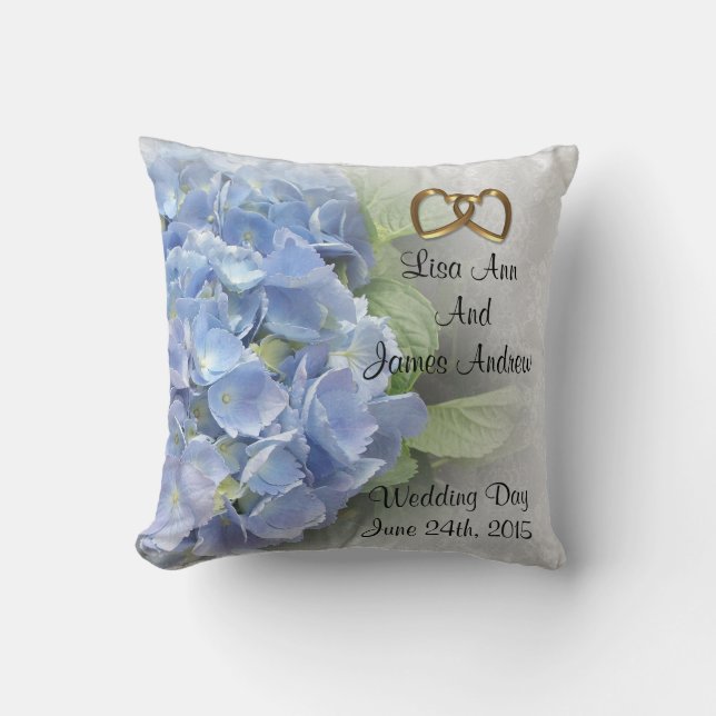 Hydrangea Bröllop-kudde Kudde (Framsida)