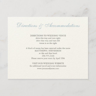 Hydrangea Bröllopsinsats Tilläggskort