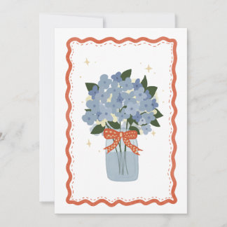 Hydrangea Card Julkort