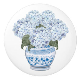 Hydrangea Chinoiserie Blue Flower Bloom Knopp