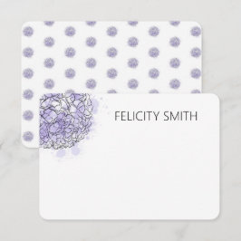 Hydrangea Elegant Personlig Stationery Blue Anteckningskort