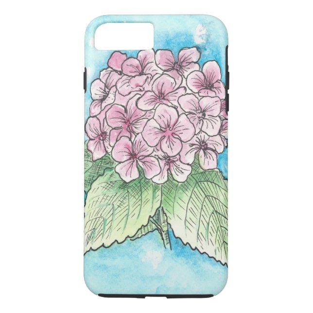Hydrangea Flower-design i iphone case Case-Mate iPhone Skal (Baksida)