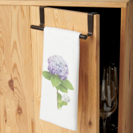 Hydrangea Flower, lila Kökshandduk