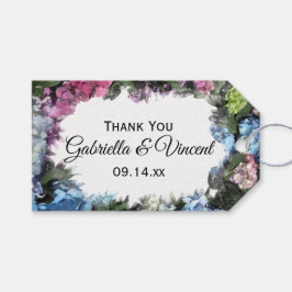 Hydrangea Flower Ram Wedding Favor Märkre Presentetikett