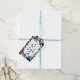 Hydrangea Flower Ram Wedding Favor Märkre Presentetikett