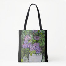 Hydrangea Flower Tote Bag