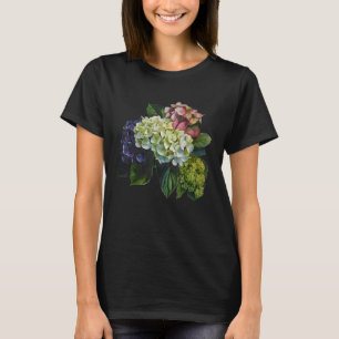 Hydrangea Flowers Blommigt Älskare T Shirt