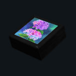 Hydrangea Flowers Gift Box Minnesask<br><div class="desc">Fina Hydrangea Flowers Gift Boxes - MIGNED Art Painting - Anpassade</div>