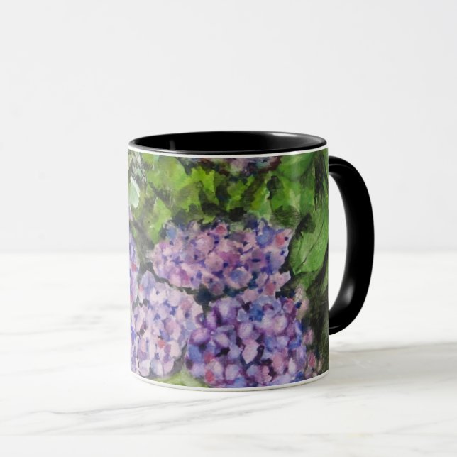 Hydrangea Flowers Mugg (Framsida höger)