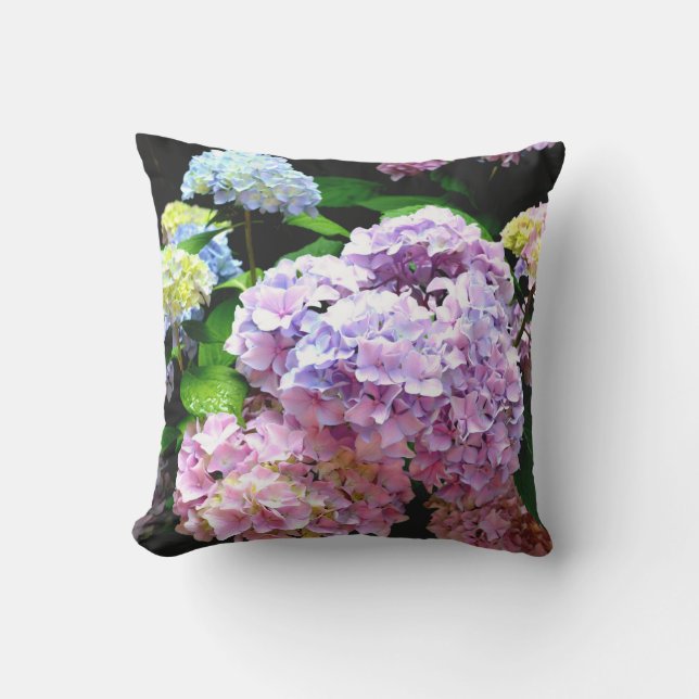 Hydrangea Garden Kudde (Framsida)