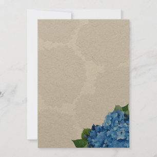 Hydrangea Garden Romantik Blank Kraft