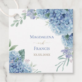 Hydrangea geometric ram | BRÖLLOP Gåvor Etiketter