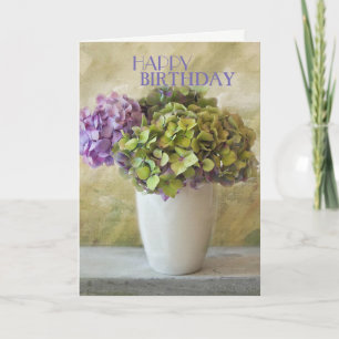 Hydrangea - Grattis på födelsedagen Friend Kort
