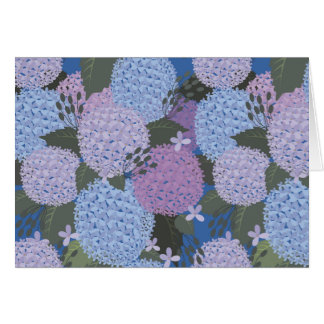Hydrangea. Hälsningskort