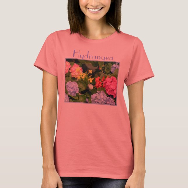 Hydrangea Hues T-shirt (Framsida)