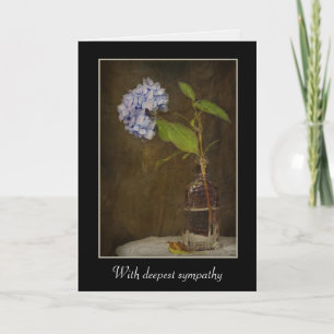 Hydrangea i Flaska sympati Kort