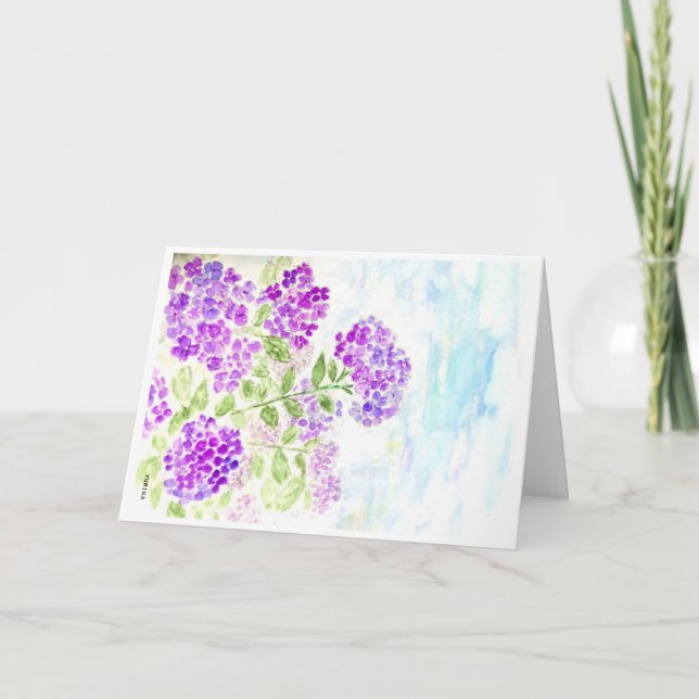 Hydrangea Kort (Framsida)