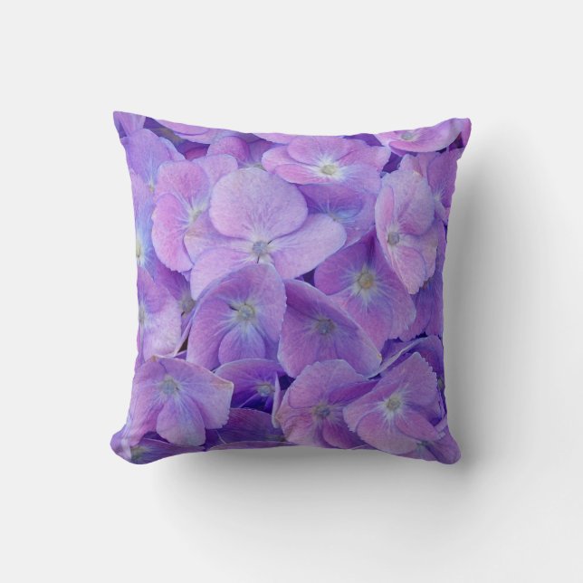 Hydrangea Lilac Kudde (Framsida)