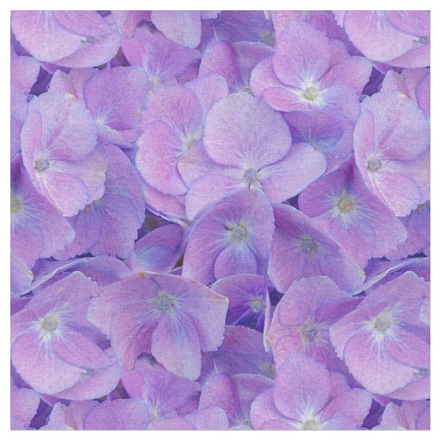 Hydrangea Lilac Tyg (Närbild)