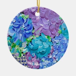 Hydrangea Mania-ornament Julgransprydnad Keramik