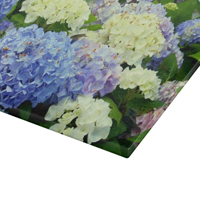 Hydrangea Mix-11x8 GLASSKYDDSTYP (Hörn)
