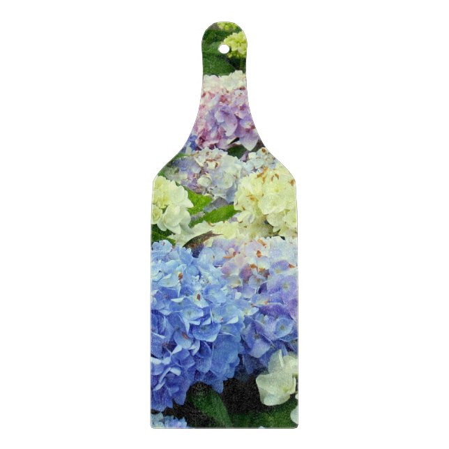 Hydrangea Mix CUTTING BOARD PADDLE (Framsidan)