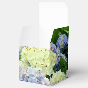 Hydrangea Mix PARTY FAVOR BOX, stil, kvadrat Presentaskar