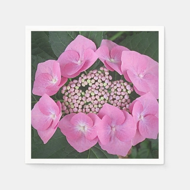 Hydrangea Napkin Pappersservett (Framsidan)