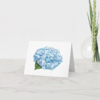 Hydrangea Note Card Tack Kort