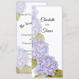 Hydrangea Nyanser Av Violett Blå Kort