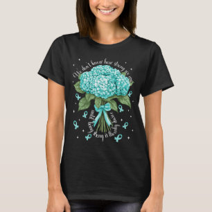 Hydrangea Ovarian Cancer Strong är det enda altern T Shirt