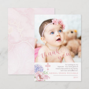 Hydrangea Peony Blooms Baptism Photo Tack Kort