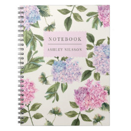 Hydrangea personlig notebook anteckningsbok