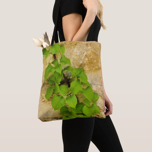 Hydrangea petiolaris All over Print Bag Bag Tygkasse (Närbild)