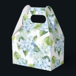 Hydrangea Print Party Trebox Presentaskar<br><div class="desc">Parti-favärderrutan visas med en hydroangea-blommigt utskrift. Anpassa det här objektet eller köp som det är. Tips! Lägg till dina underbara behandlingar och lägg till lite festligt band. Licensierad bild</div>
